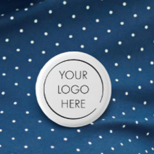 Macaron Rond 2,50 Cm Épingle de logo personnalisé pour entreprise, mark
