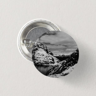 Macaron Rond 2,50 Cm Épingle de photo de paysage de lac de montagne enn