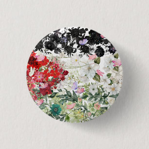 Macaron Rond 2,50 Cm Épingle Drapeau Palestine - Bouton Palestine libre