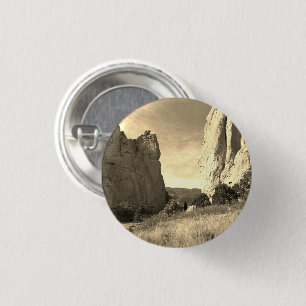 Macaron Rond 2,50 Cm Épingle du Colorado Garden of the Gods Red Cliffs