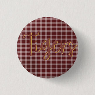 Macaron Rond 2,50 Cm Épinglette Preppy Tigers