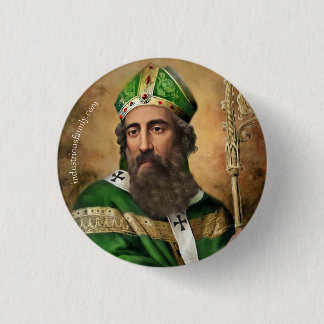 Macaron Rond 2,50 Cm Épinglette St. Patrick