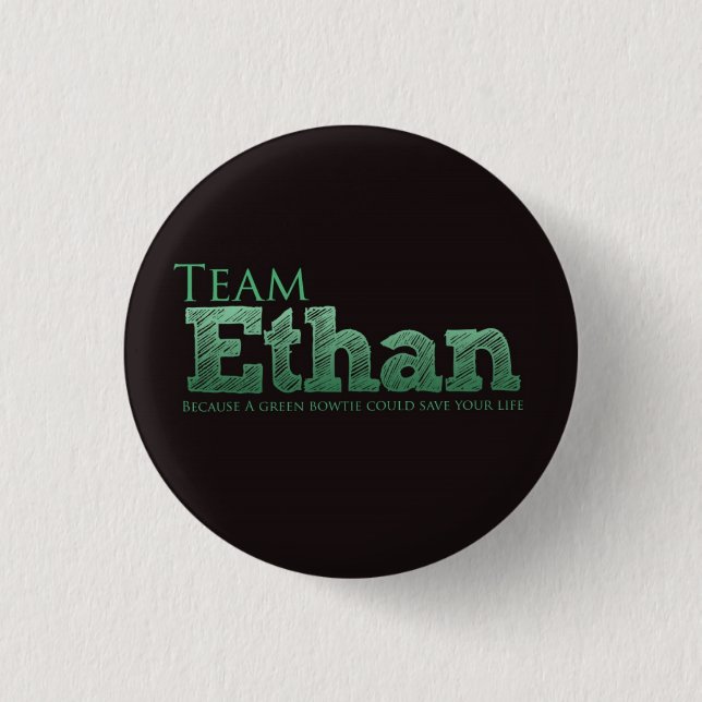 Macaron Rond 2,50 Cm Équipe Ethan (Devant)