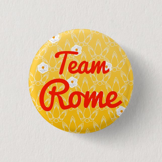 Macaron Rond 2,50 Cm Équipe Rome (Devant)