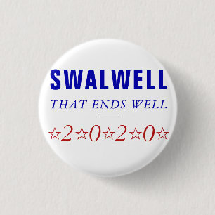 Macaron Rond 2,50 Cm Éric Swalwell Billets du président démocrate 2020