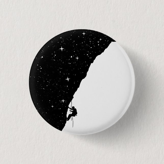 Macaron Rond 2,50 Cm Escalade de nuit (Devant)