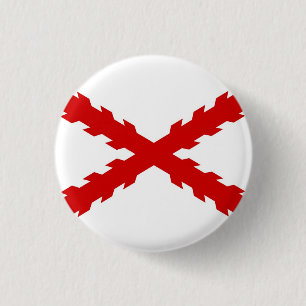 Macaron Rond 2,50 Cm espagne vieux drapeau nouveau espagne indies conqu