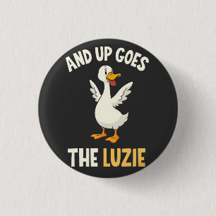 Macaron Rond 2,50 Cm Et en haut va les Luzie Funny Goose Lovers