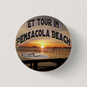 Macaron Rond 2,50 Cm ET visite en plage Buttonj de Pensacola