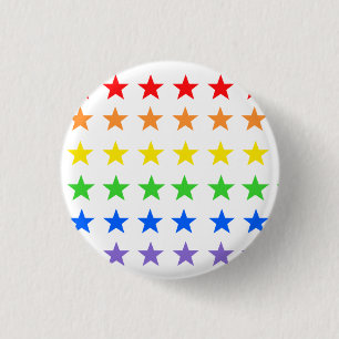 Macaron Rond 2,50 Cm étoiles Rainbow