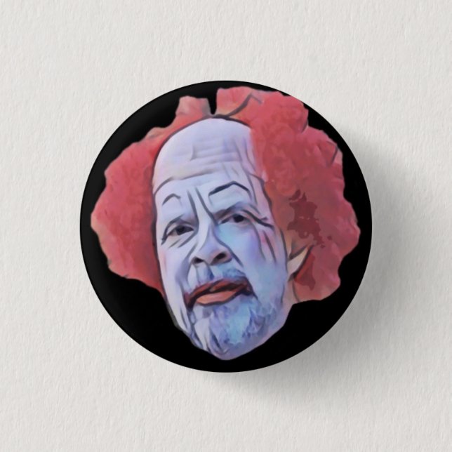 Macaron Rond 2,50 Cm Étouffer la trompe de clown (Devant)