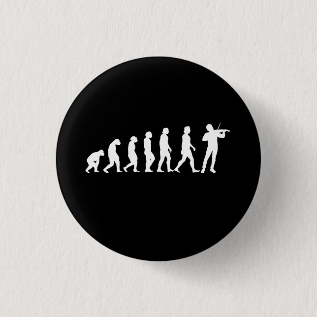Macaron Rond 2,50 Cm Évolution violoniste (Devant)