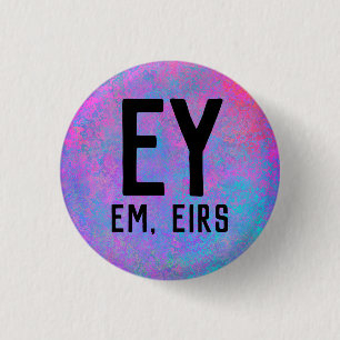 Macaron Rond 2,50 Cm Ey Em Eirs Pronouns