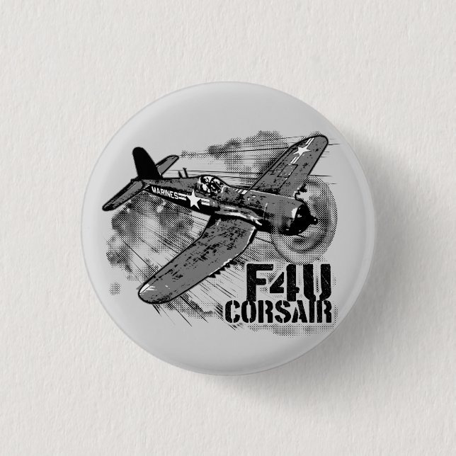 MACARON ROND 2,50 CM F4U CORSAIR (Devant)