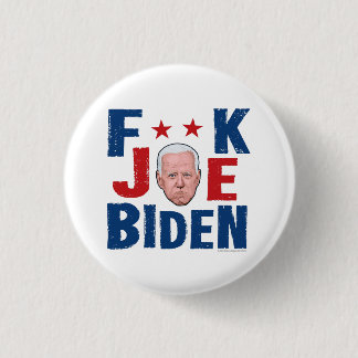 Macaron Rond 2,50 Cm F**K JOE BIDEN Button