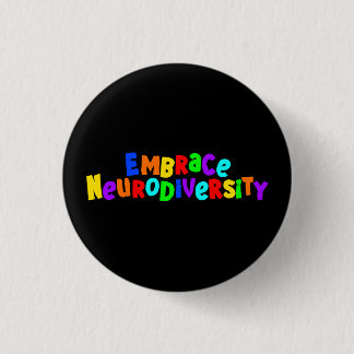 Macaron Rond 2,50 Cm Faire place à la neurodiversité | Sensibilisation 