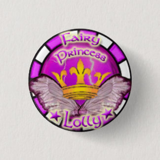 Macaron Rond 2,50 Cm FAIRY Princess Lolly BUTTON pour Renfaire, Cour