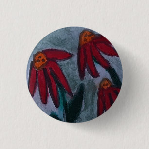 Macaron Rond 2,50 Cm Faisées rouges