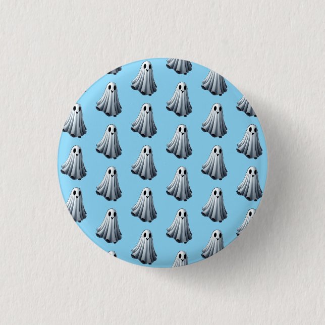 Macaron Rond 2,50 Cm fantôme de feuille de lit (Devant)