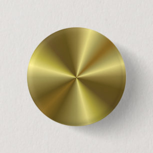 Macaron Rond 2,50 Cm Faux Gold Métallurgie Modèle Blank glamour