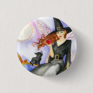 Macaron Rond 2,50 Cm Fée de Halloween