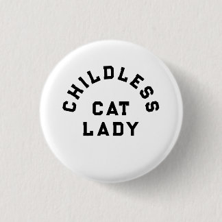 Macaron Rond 2,50 Cm Femme de chat sans enfant, type audacieux