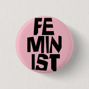 Macaron Rond 2,50 Cm Femme égale imitation de fille féminine féministe