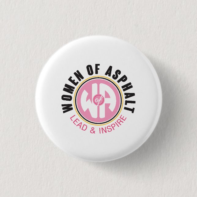 Macaron Rond 2,50 Cm Femmes du bouton Asphalt (Devant)