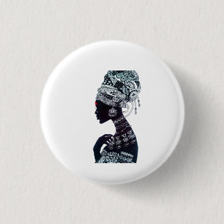Macaron Rond 2,50 Cm Femmes Tribales