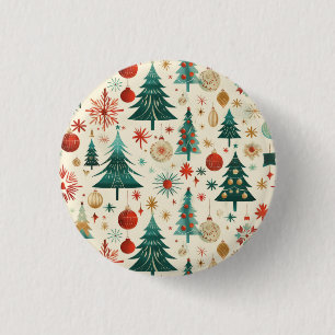Macaron Rond 2,50 Cm Festif Vacances d'hiver Motif
