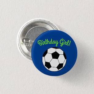 Macaron Rond 2,50 Cm Fête d'anniversaire de football