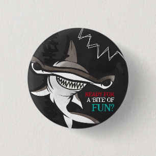 Macaron Rond 2,50 Cm Fête d'anniversaire du requin marteau
