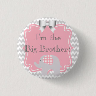 Macaron Rond 2,50 Cm Fête de Baby shower personnalisée Je suis le Big B
