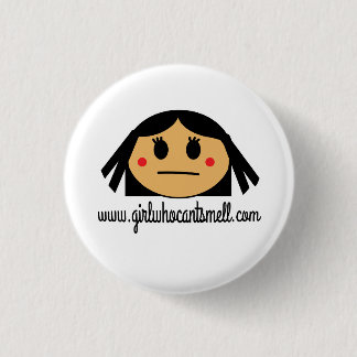 Macaron Rond 2,50 Cm Fille qui ne peut pas sentir le Pin original