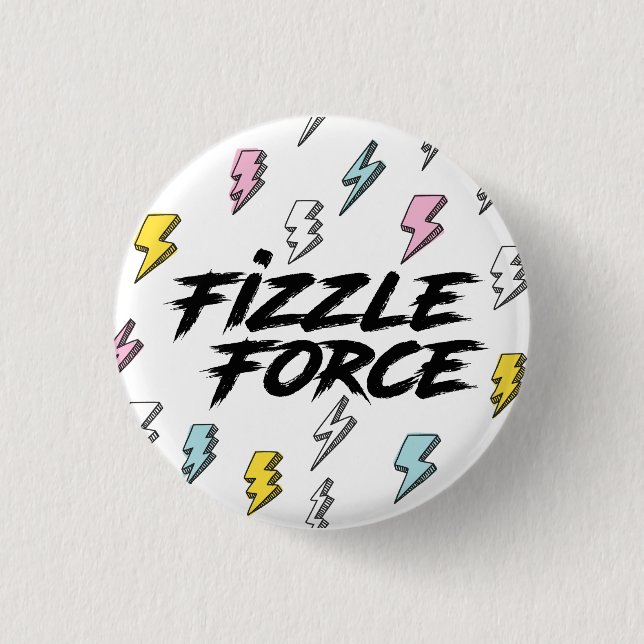 Macaron Rond 2,50 Cm Fizzle Force Lightning (Devant)