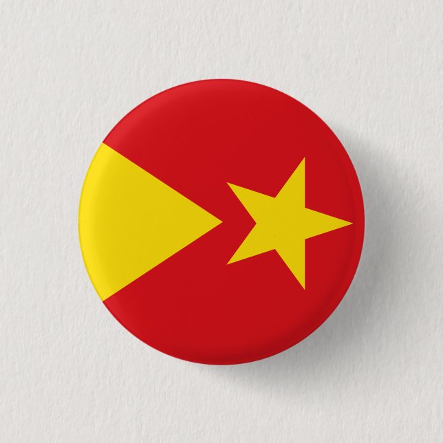 Macaron Rond 2,50 Cm Flag of Tigray Region (Devant)