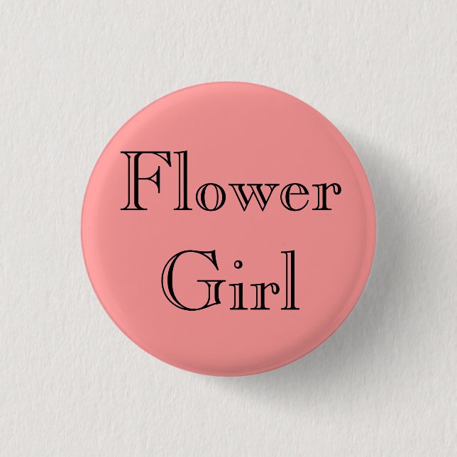 Macaron Rond 2,50 Cm Fleur fille (Devant)