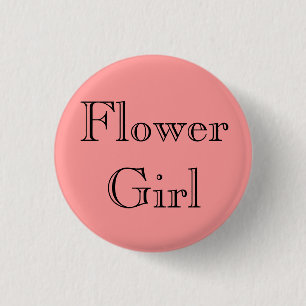 Macaron Rond 2,50 Cm Fleur fille