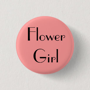 Macaron Rond 2,50 Cm Fleur fille
