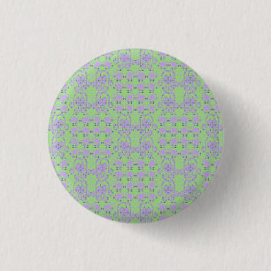 Macaron Rond 2,50 Cm Fleurs De Bulbe Et Tasse Fleurs De Branches