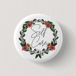 Macaron Rond 2,50 Cm Fleurs de soins personnels