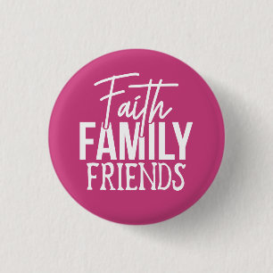 Macaron Rond 2,50 Cm Foi Famille amis