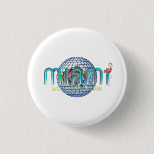Macaron Rond 2,50 Cm Foire mondiale ABH Miami 2035