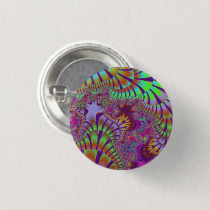 Macaron Rond 2,50 Cm Fonte arc-en-ciel verte