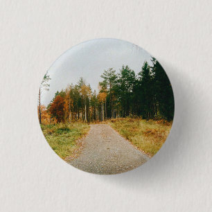 Macaron Rond 2,50 Cm Forêt automnale suédoise
