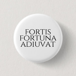 Macaron Rond 2,50 Cm Fortis Fortuna Adiuvat