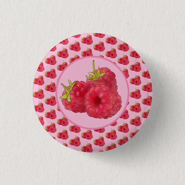 Macaron Rond 2,50 Cm Framboises (Devant)