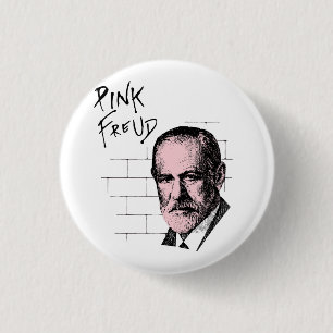 Macaron Rond 2,50 Cm Freud rose Sigmund Freud