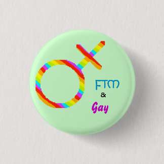 Macaron Rond 2,50 Cm FTM et bouton gai