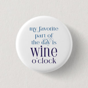 Macaron Rond 2,50 Cm Funny Purple WIne O'Clock